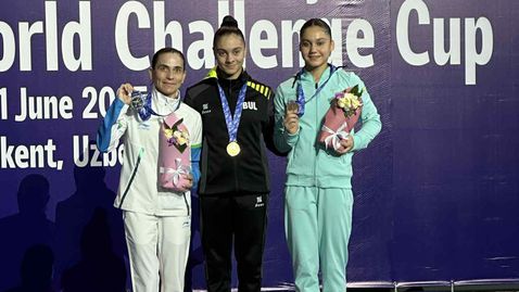  Валентина Георгиева шампионка на прескок на Световната купа в Ташкент 