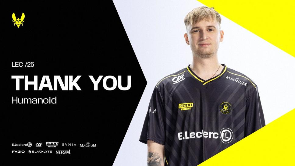 Team Vitality се раздели с Humanoid
