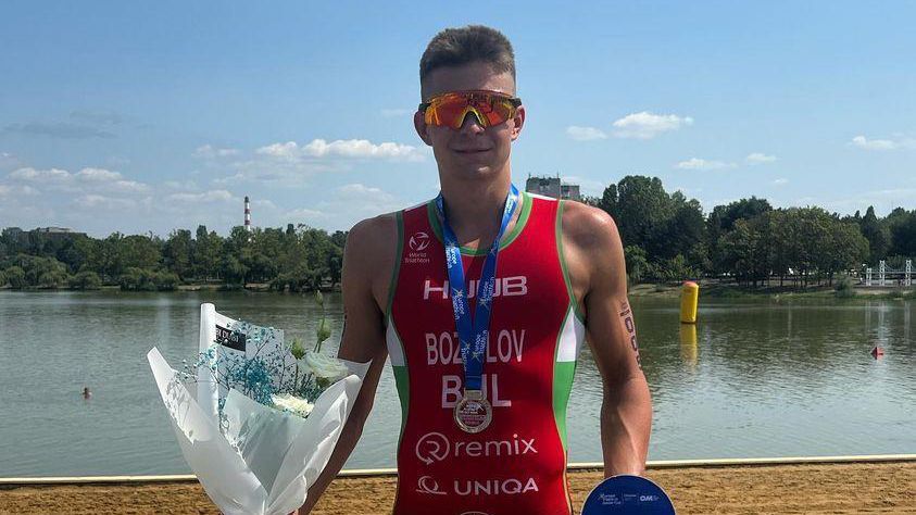 18-годишен талант със сребро от Европейската купа по триатлон