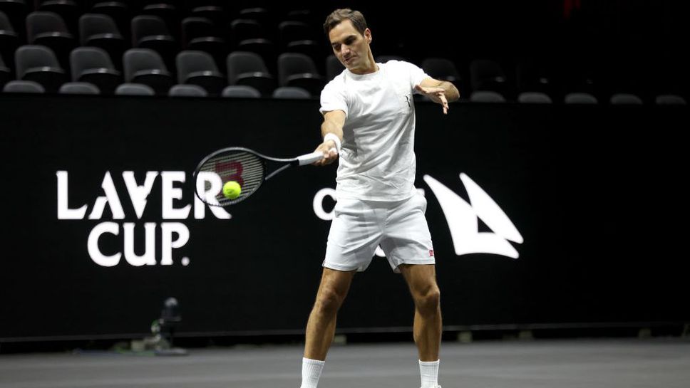 Федерер се подготвя за последния си турнир