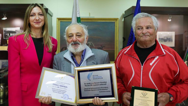 БФБадминтон отбеляза 55-годишнината на спорта в България на церемония в