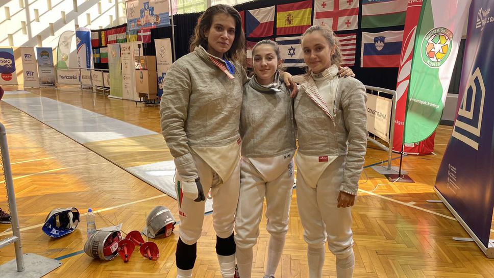 Българските кадетки четвърти отборно на сабя за Европейската купа в Полша