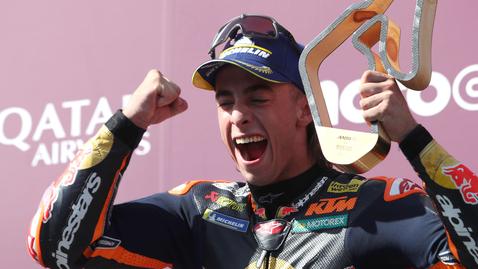 Педро Акоста най-накрая спечели първата си победа в MotoGP с брилянтно каране в Австрия