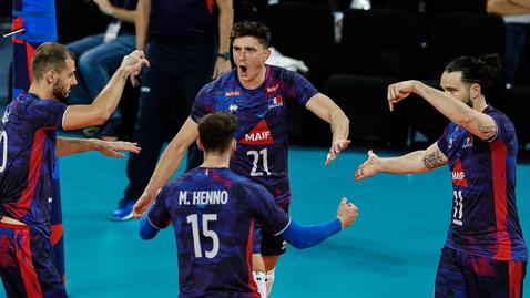 Франция без проблеми на 1/4-финал на ЕвроВолей 2026