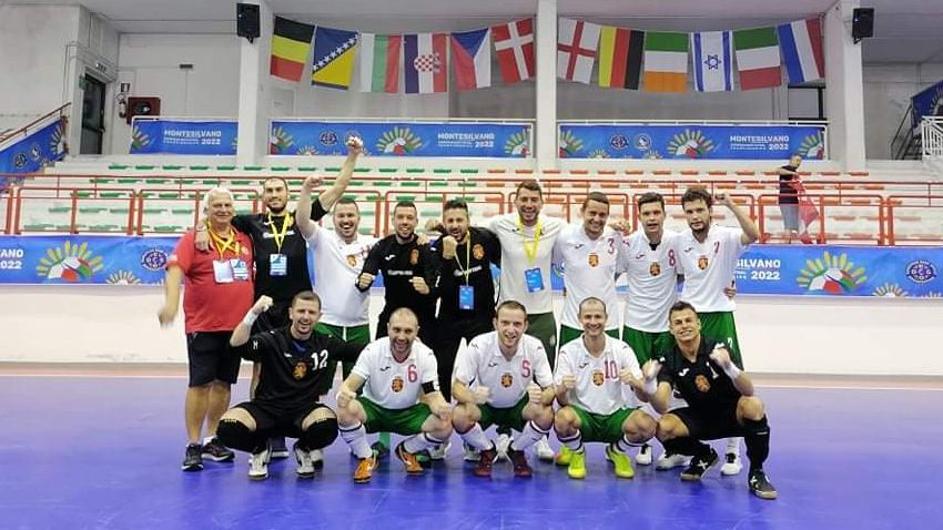 България се класира за Световното първенство по футзал за хора с увреден слух