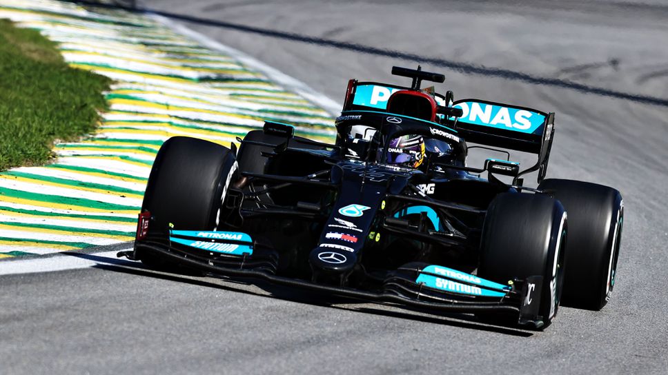 От Мерцедес разкриха какъв е бил дефектът в задното крилото на Хамилтън в Бразилия