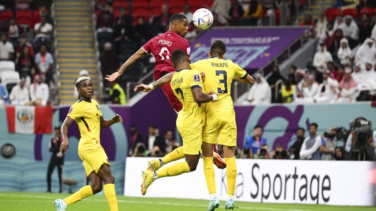 Мачът на откриването на Световното първенство между Катар и Еквадор