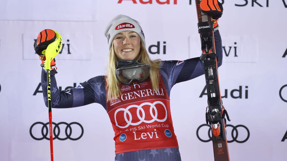 Двойна победа за Микаела Шифрин на слалом в Леви