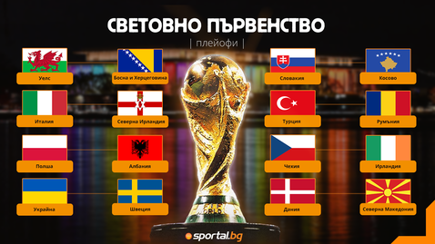 Италия и останалите претенденти разбраха съперниците си в плейофите за Мондиал 2026