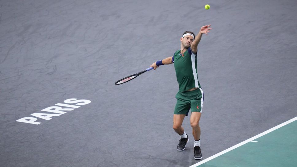 Григор Димитров e №3 в АТР по спечелени геймове от 0/40