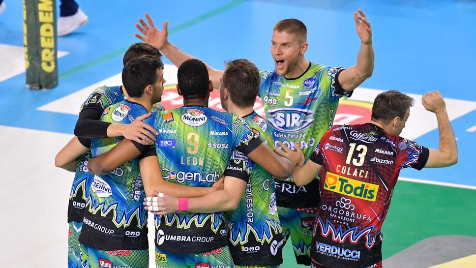 Извънземен Вилфредо Леон съсипа Лубе и донесе успеха на Перуджа в дербито на Италия