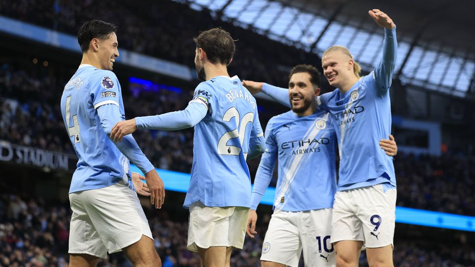 Манчестър Сити 3:0 Уест Хам, втори гол на Холанд