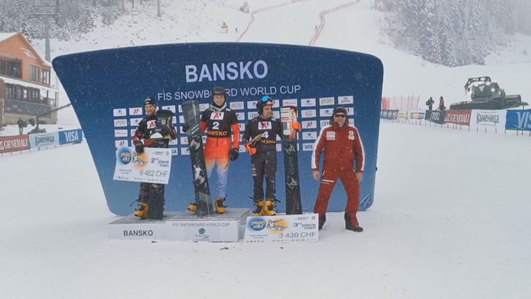 Дарио Кавиезел с победа в слалома по сноуборд в Банско