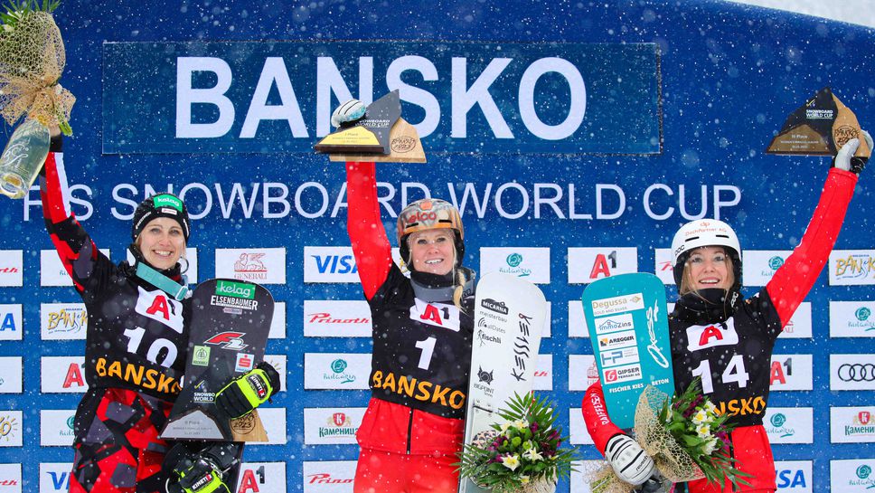 Джули Цог спечели паралелния слалом за жени в Банско и оглави класирането за Световната купа по сноуборд