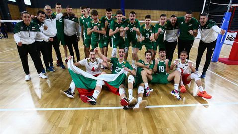  България U17 се класира за Евроволей 2023! 