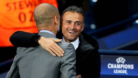 Енрике: Голяма радост е да се видя отново с Гуардиола