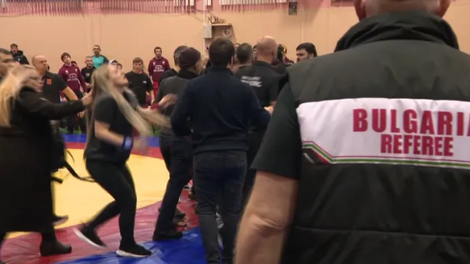 Грозни сцени помрачиха държавното първенство по борба в Сливен Един