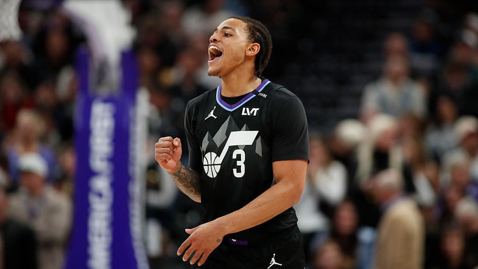 С Кийонте Джордж който направи изключително представяне Юта Джаз успяха