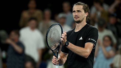 Зверев отново не беше безупречен в Мелбърн