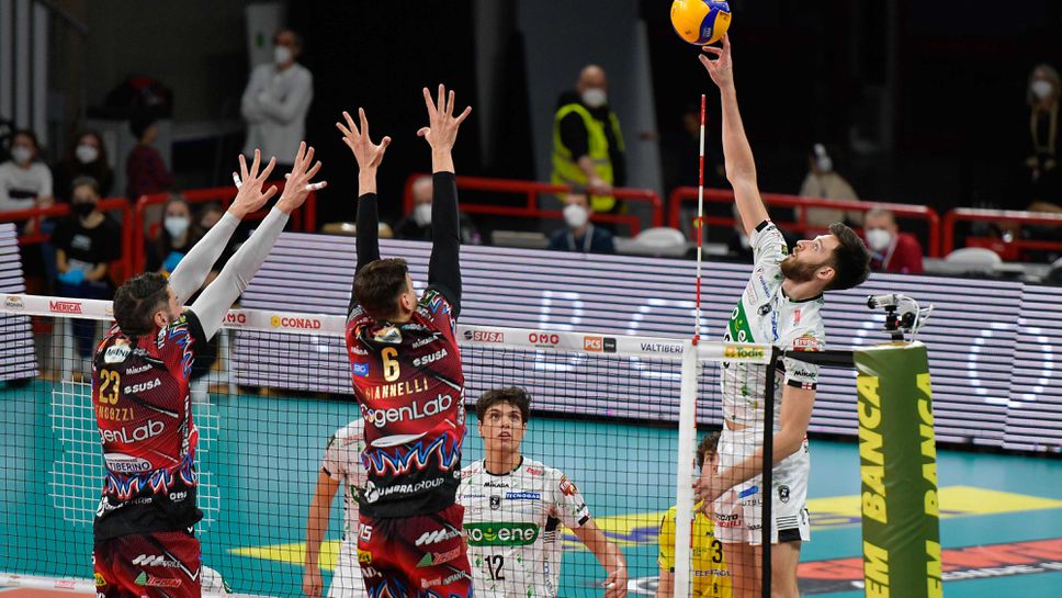 Георги Петров със 7 точки, Падуа взе гейм на Перуджа 🏐