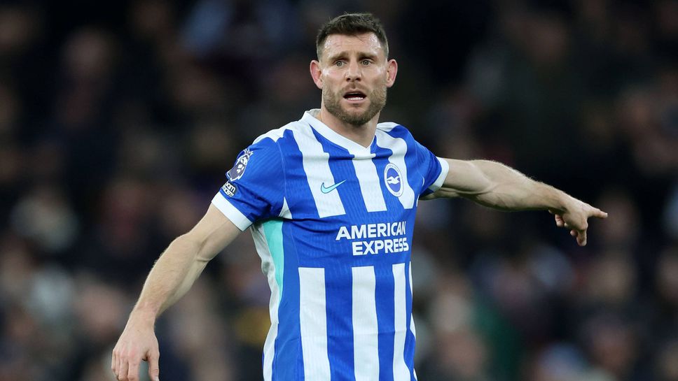 Полузащитникът на БрайтънДжеймс Милнър подобри рекорда на Гарет Бари за