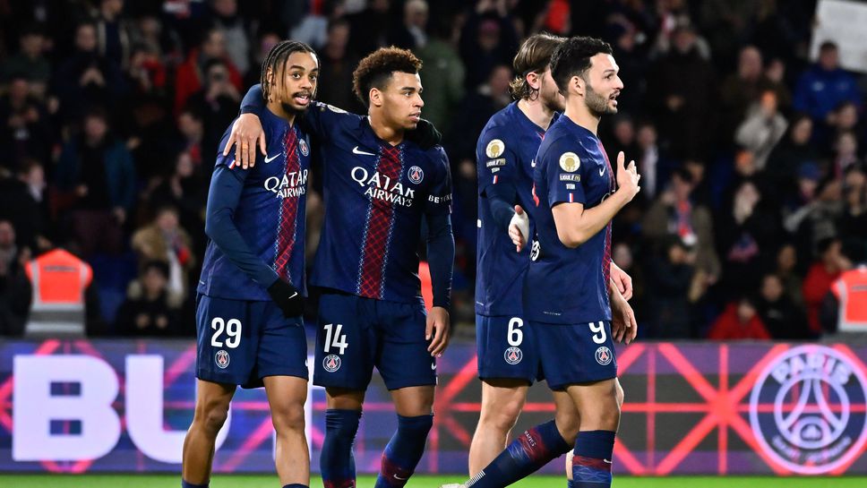 ПСЖ 2:0 Метц, на полувреме