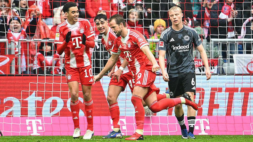 На полувремето: Байерн 2:0 Айнтрахт, комфортна преднина за баварците