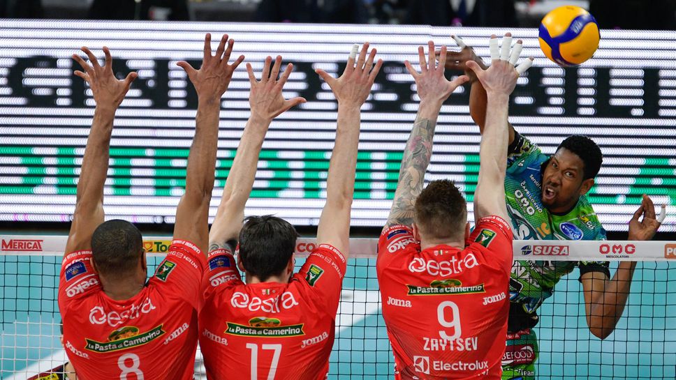 Вилфредо Леон и Камил Рихлицки донесоха чиста победа на Перуджа над Лубе в голямото дерби на Италия 🏐