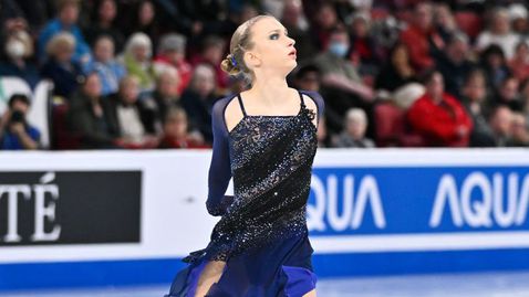 Александра Фейгин спечели кратката програма при жените на турнира "Денкова-Стависки"