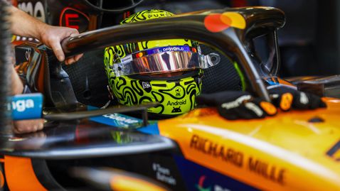  Ландо Норис хвърли ръкавицата на противниците си в единствената подготовка в Китай 