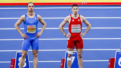 Една стотна раздели Никола Караманолов от полуфиналите на 60 м на Световното