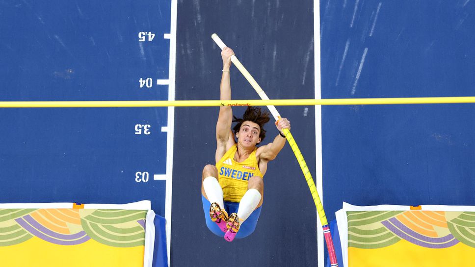 Дуплантис с нов рекорд на шампионатите за четвърта поредна световна титла на закрито