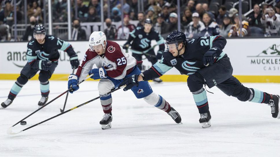 Сиатъл записа три поредни победи за първи път в историята си и свали Колорадо от върха в НХЛ