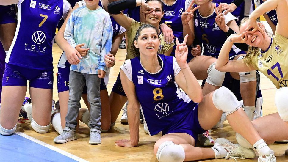 Ева Янева и Волеро на победа от финал във Франция 🏐