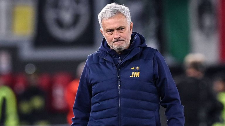 Треньорът на Рома Жозе Моуриньо не скри радостта си след