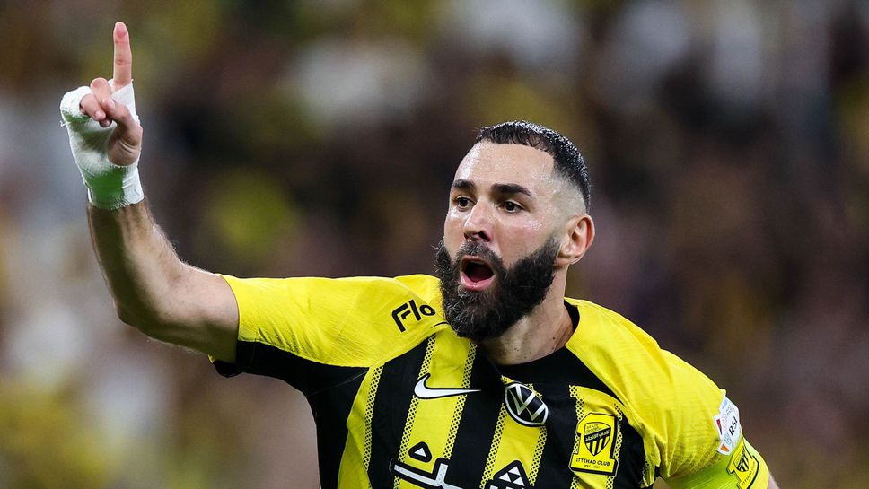 Ал-Итихад крачи към титлата, Бензема с гол и асистенция