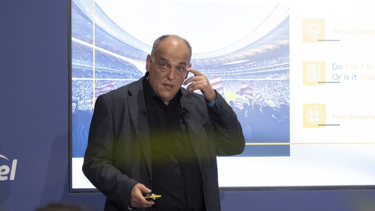 Президентът на Испанската футболна лига Хавиер Тебас почти потвърди информацията