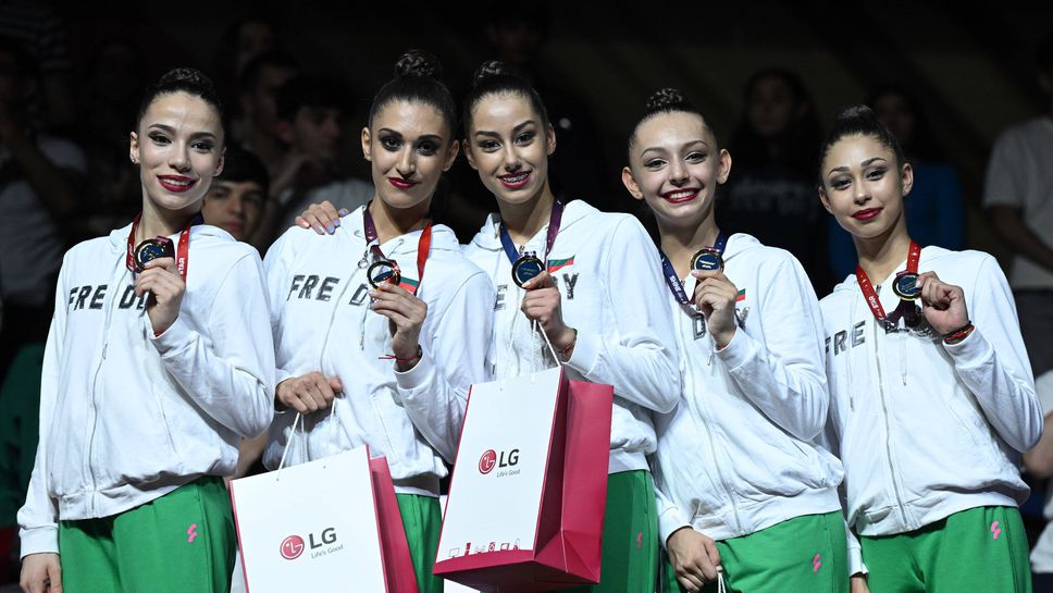 Гимнастичките и треньорския щаб изразиха щастието си от новите успехи на ансамбъла в Баку