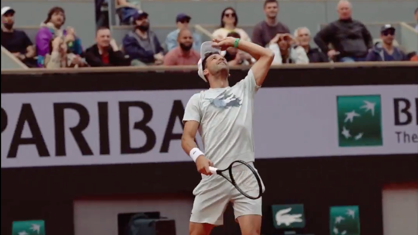 Григор Димитров подгря публиката на Ролан Гарос с майсторски трик