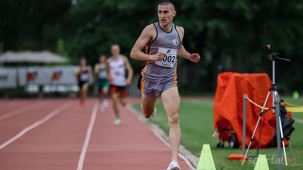 Шампионът на България на 800 метра в зала от тази