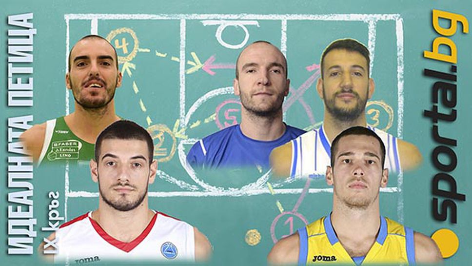 Петицата на Sportal.bg за IX кръг на НБЛ