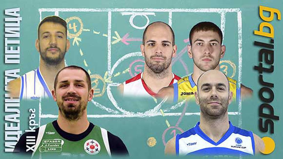 Петицата на Sportal.bg за XIII кръг на НБЛ
