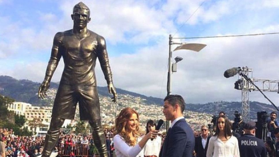 Мадейра издигна бронзова статуя на Кристиано Роналдо
