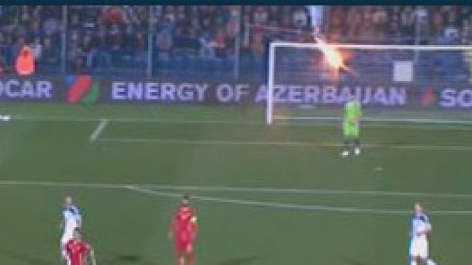 Екшън на Черна гора - Русия, прекратиха мача
