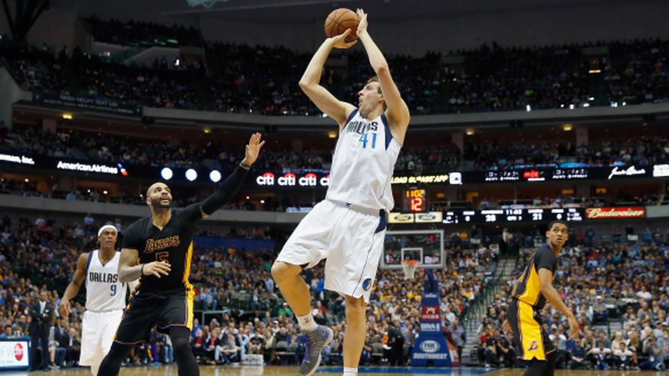 Милуоки поднесе изненадата на кръга в НБА, Новицки стана 8-и реализатор в историята на Лигата