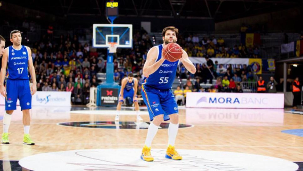 Калоян Иванов с 8 точки и 8 борби при победа на Андора