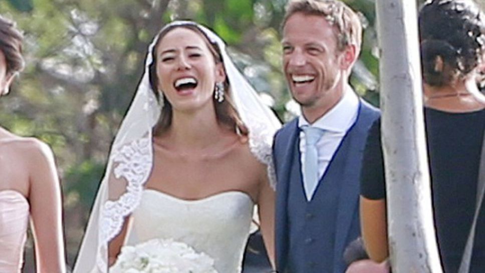 Сватба във Формула 1, Бътън най-накрая взе Джесика