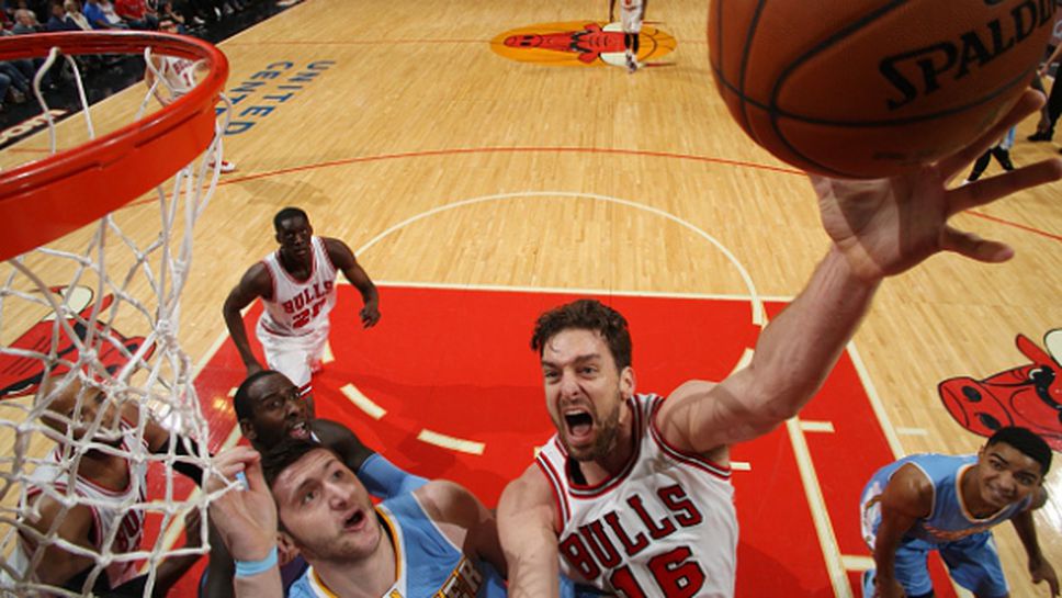 Чикаго обърна Денвър, Пау Гасол с рекорд