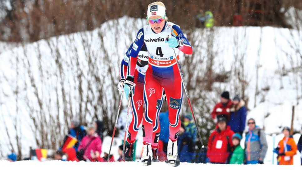 Терезе Йохауг прекъсна победната серия на Марит Бьорген в "Тур дьо Ски"