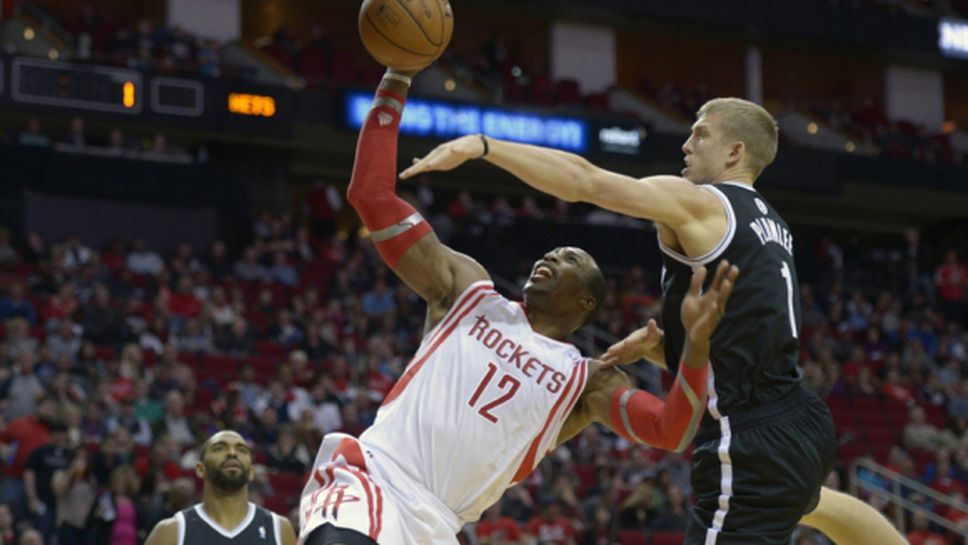 Хюстън разби Бруклин, Гарнет наби глава на Дуайт Хауърд (видео)